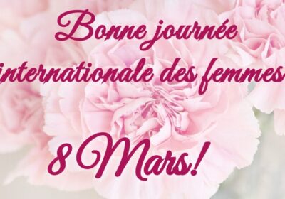 Bonne journée internationale des femmes!